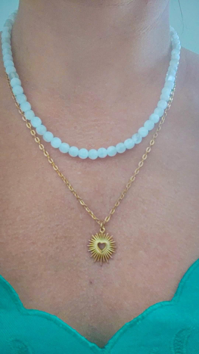 Collier en pierre naturelle Séléné 