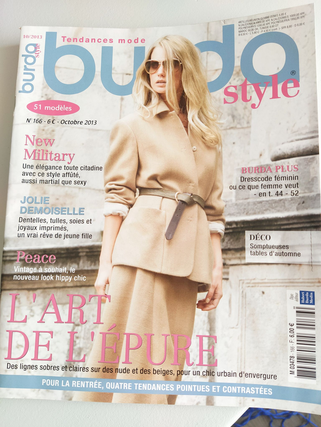 magazine Tendances mode BURDA Style 10/2013