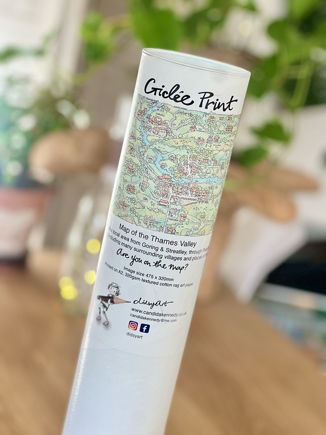 Thames Print - Goring & Streatley to Pangbourne