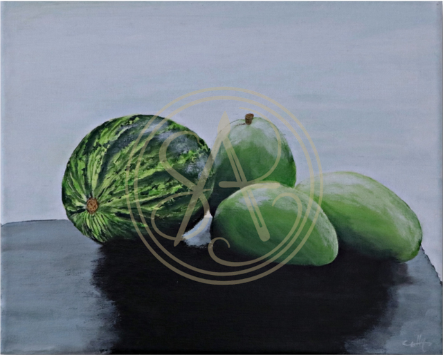 Green table
