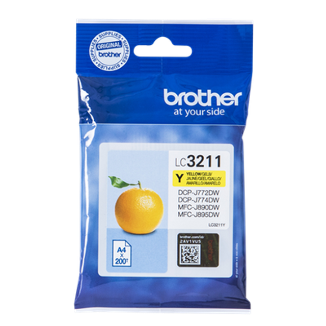 Brother LC-3211Y Original Ink Cartridge Yellow