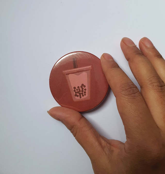 Boba tea badge