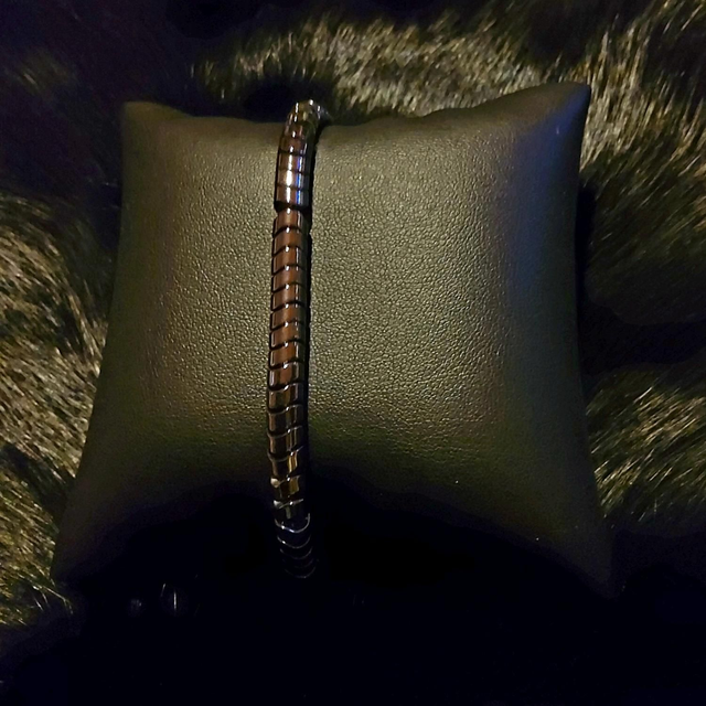 Bracelet en hématite véritable