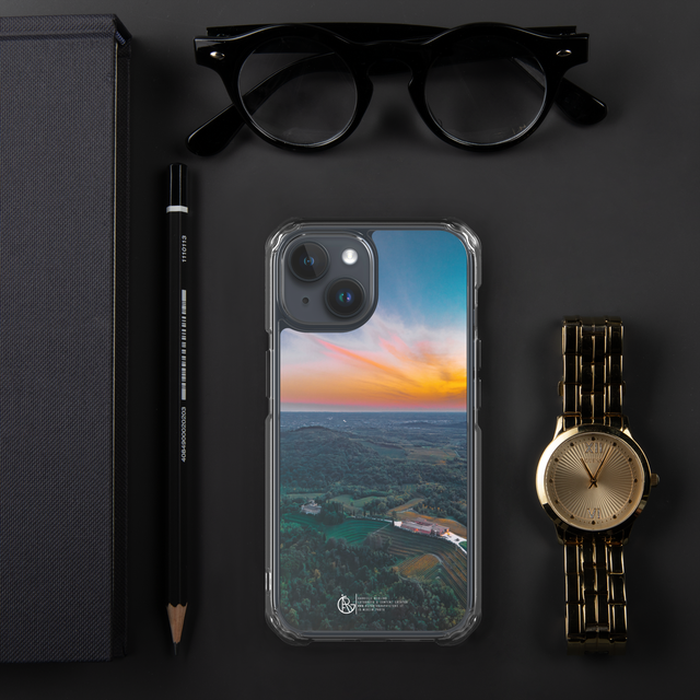 Cover iPhone in silicone Magia del Tramonto sulle Colline Friulane