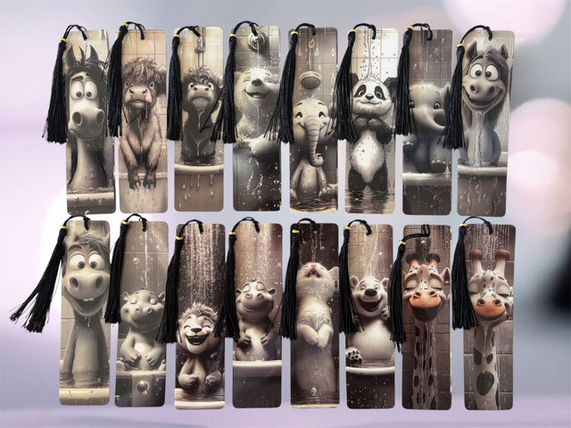 Marque page "Shower time"