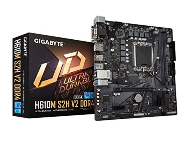 02.1.0019 – Scheda Madre Gigabyte H610M S2H V2 DDR4 LGA1700 – Entry Level per Intel 12ª/13ª Gen