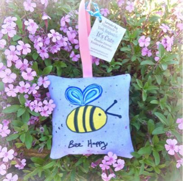 ‘Bee Happy’ Lavender Bag