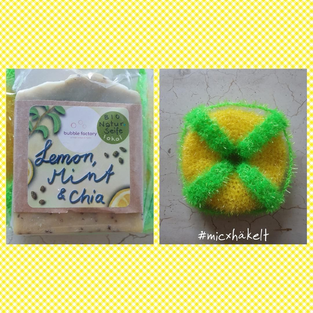 Geschenk-Set mit Seife,  Lemon, Mint & Chia