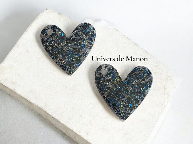 Pampilles Coeur  25 mm  