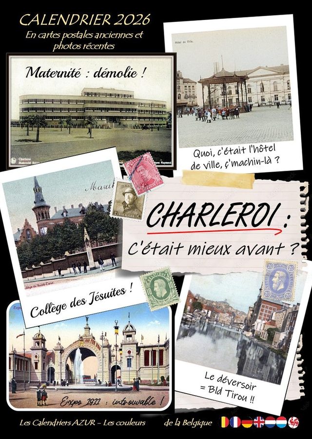Calendrier CHARLEROI 2026 - C'était mieux avant ?