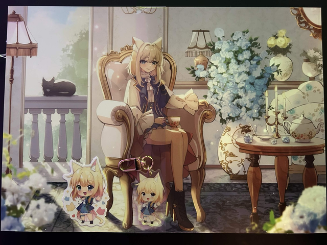 Pack redébut Homu v3 - Illustration - porte clé - sticker holo