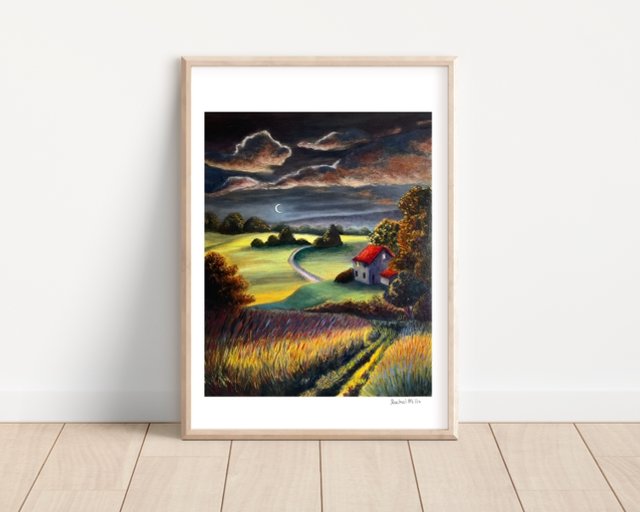 Signed A3 Print of The Last House