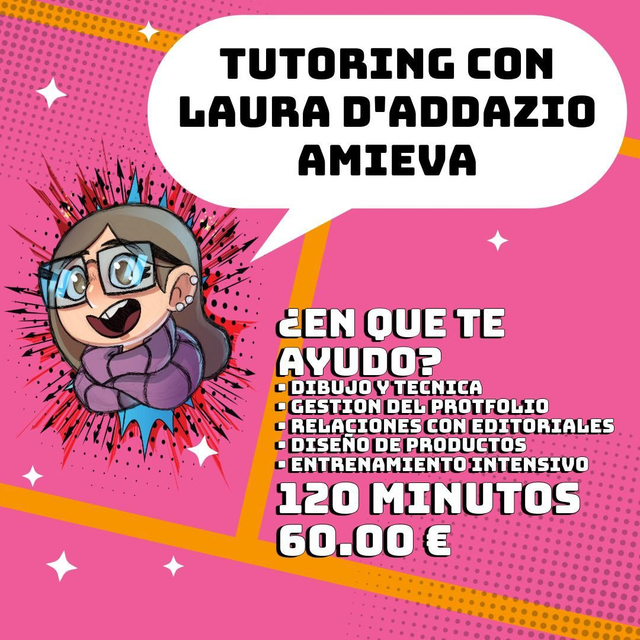 (B2C-C1) Tutoring de cómics y ilustracion para 1 o 2 personas Con LAURA