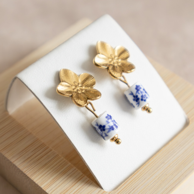 Boucles d'oreilles Sakura
