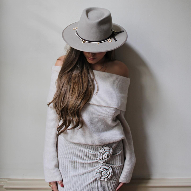 Hoed Ketting TS Off White Beads