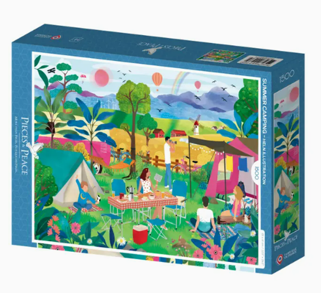 Puzzle 1500 Pièces - L'Eté au Camping