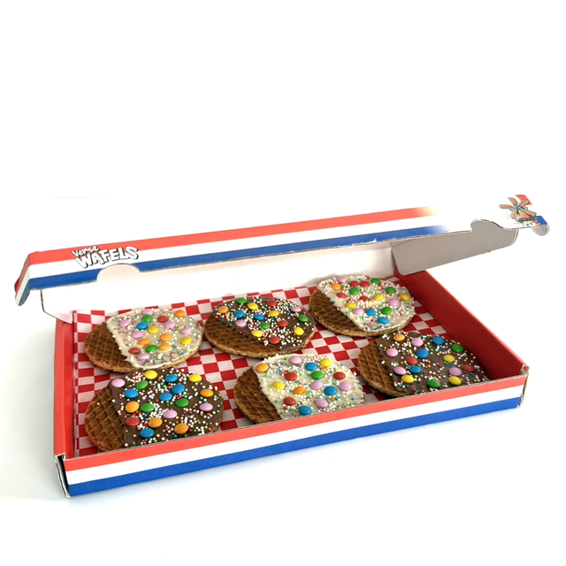 Stroopwafel Brievenbuspakket ‘Smarties’ 