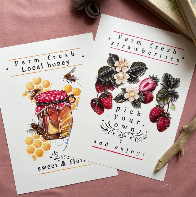 FARM FRESH PRINT SET