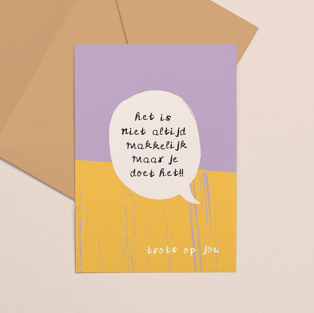 Niet altijd makkelijk - Letters and lines 