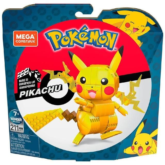 Mattel MEGA Pokémon Build & Show Pikachu Building Set