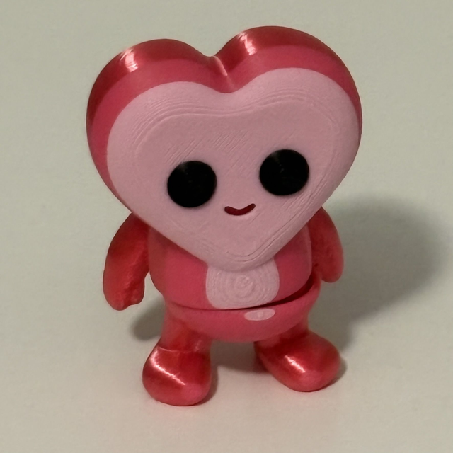 3D Printed Heart Man 3 Tone Limited Edition