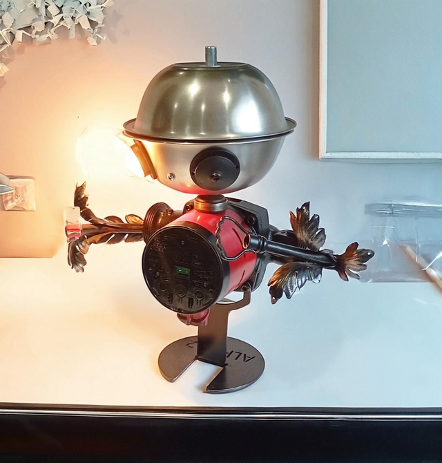 Lampe Ents, lampe à poser déco esprit personnage, Artisanat Français