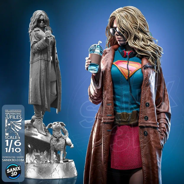 STATUE SUPERGIRL série movie