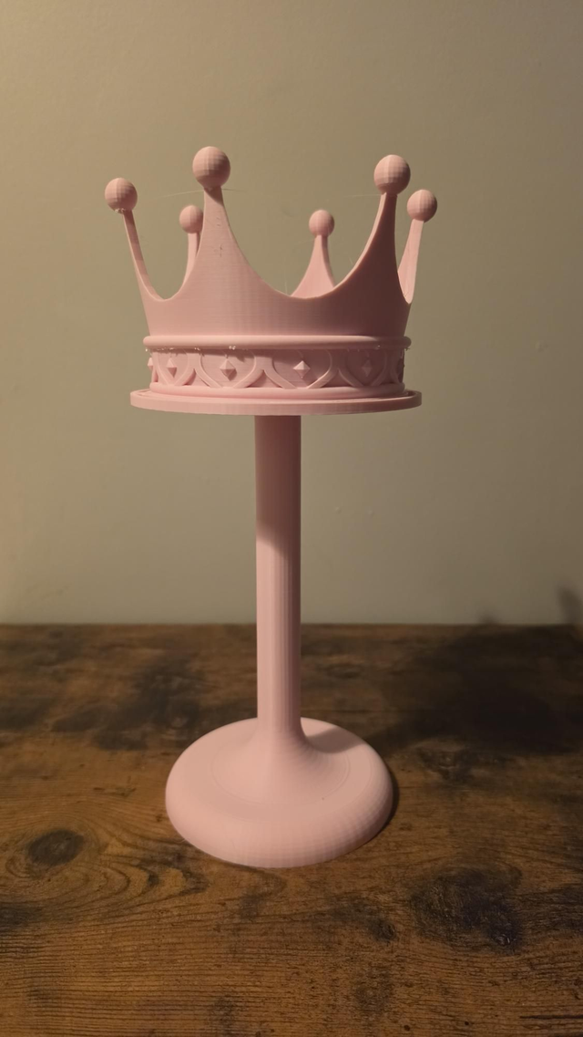 P Louise Inspired Lip Balm & Makeup Rotating Crown Holder