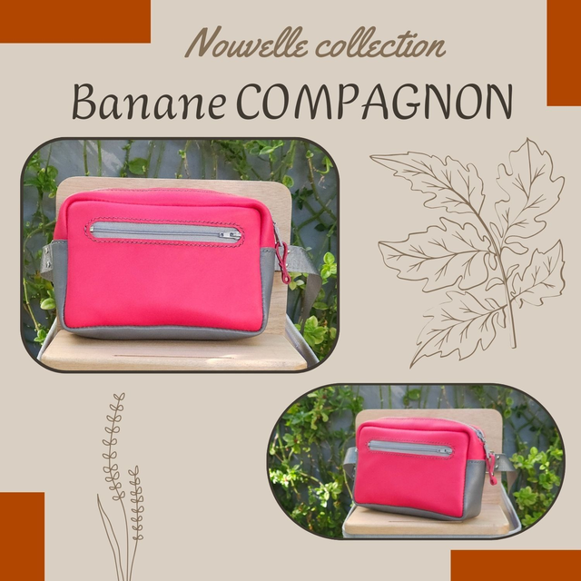 Sacoche Banane Compagnon - Fuchsia