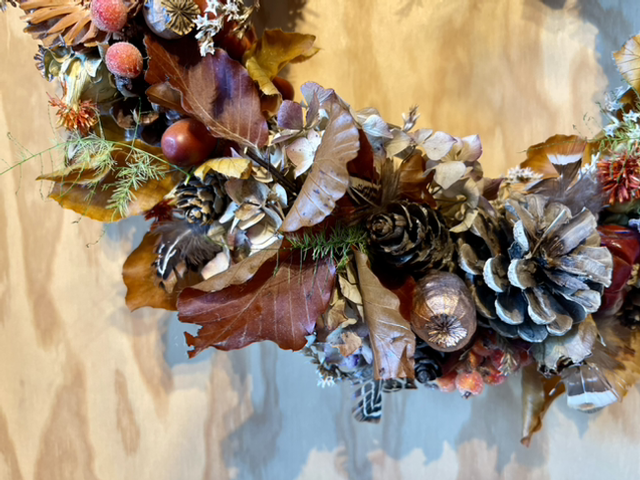luxury handmade autumn wreath