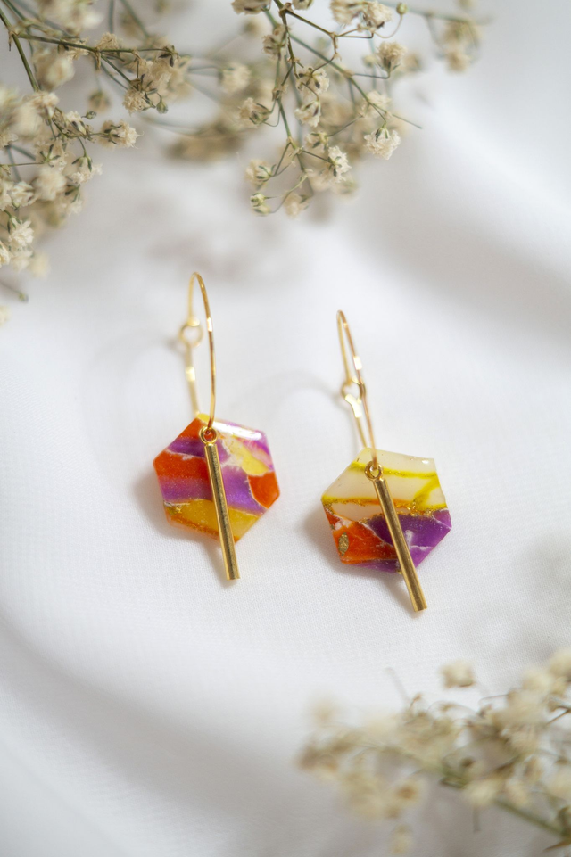 Coloris pop - Boucles mini Athéna