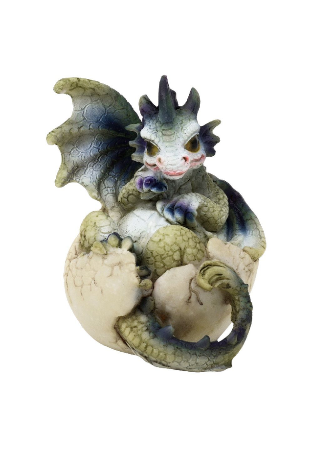 Dragon vert petit dans œuf