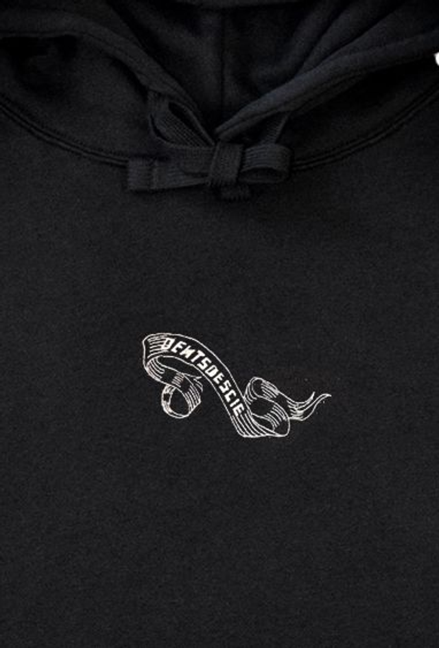 Dents de Scie® Le corbeau Sweat-shirt Noir