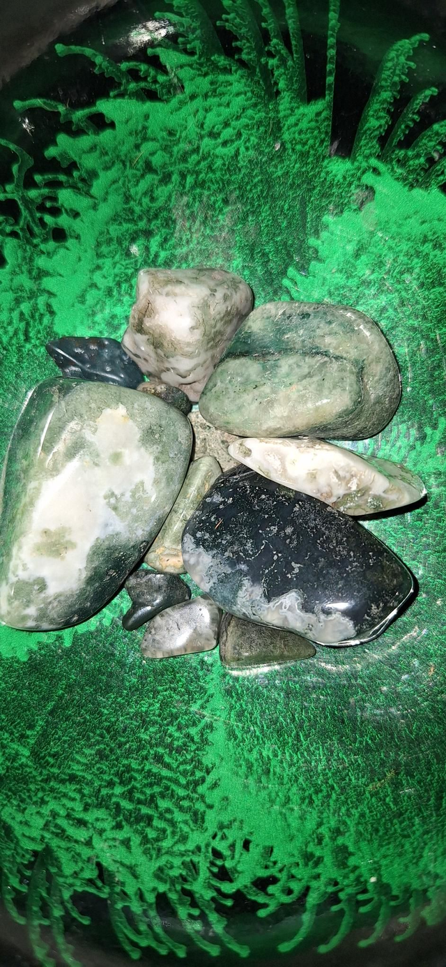 "Surprise me" tree agate tumble necklace