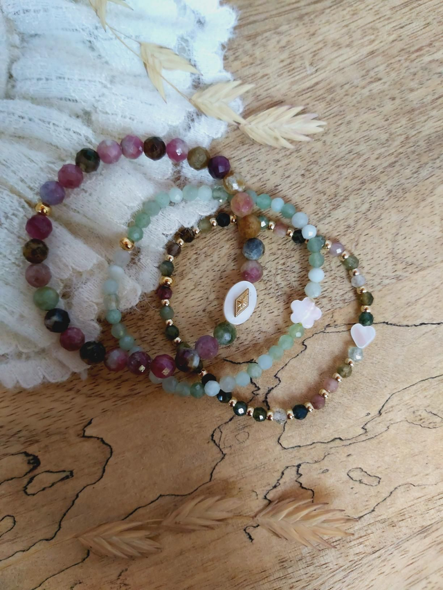 Bracelets femmes collection &quot;harmonie&quot; rose. 