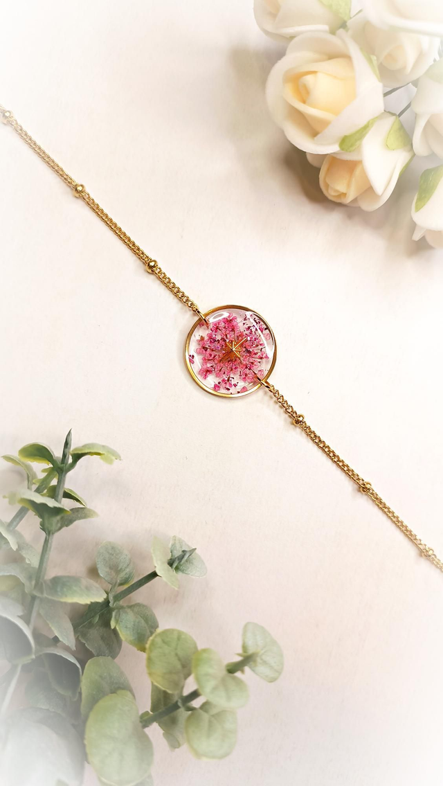 KALLISTA - Bracelet - Rose Pivoine 