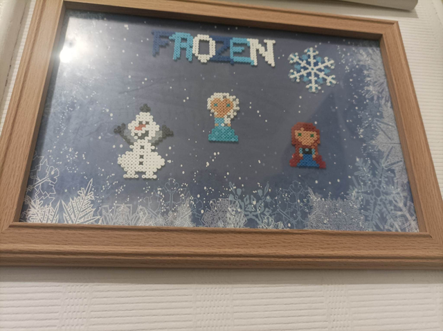 Tableau " La reine des neiges "