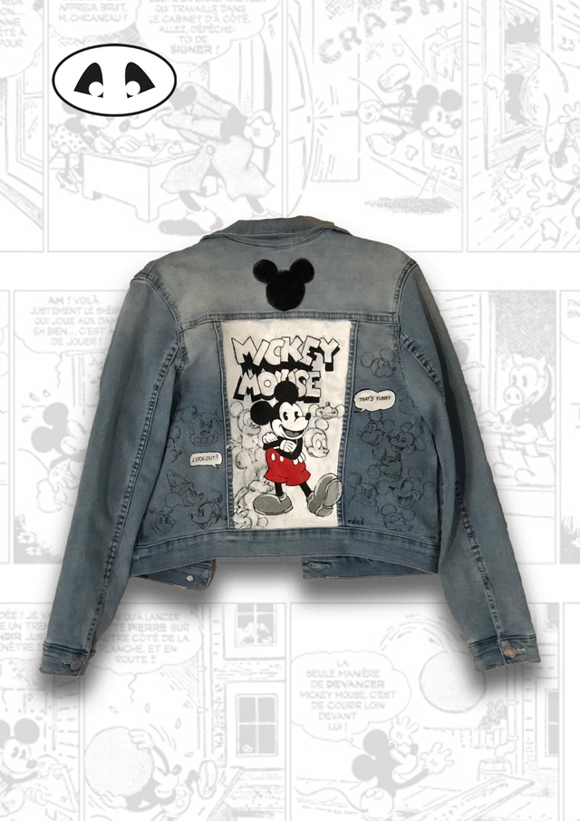 Veste en Jeans Mickey