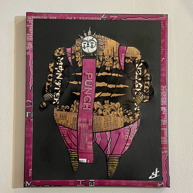 Tableau Esquié clair obscur expédition 33 24x30 cm 