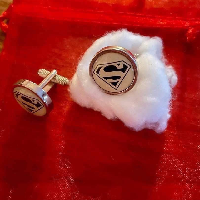 Superman cufflinks 