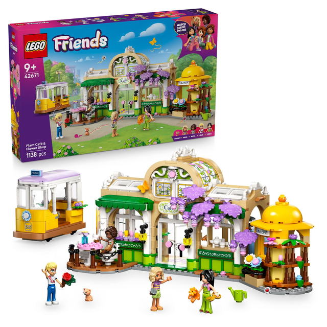 LEGO 42671 Friends Pflanzencafé und Blumenkiosk
