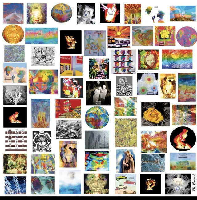 Les voiles 100 × 100 cm