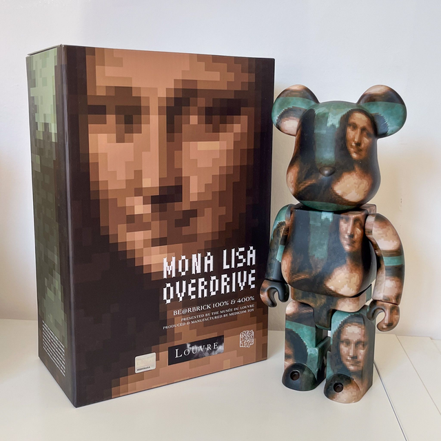 Bearbrick 400 % + 100%  Mona Lisa Overdrive (Zerotaro)