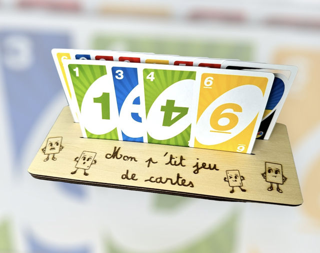 Support carte de jeux 