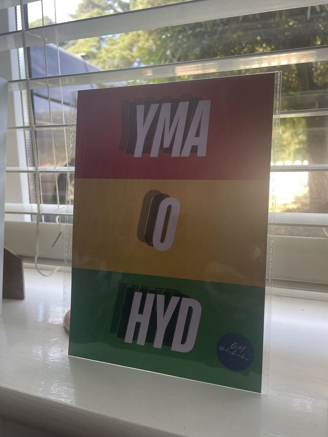 A5 Yma O Hyd Print