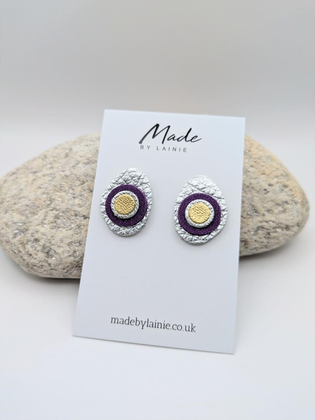 Pebble Stud Earrings (2)