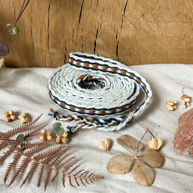 Galon au peigne tissé main