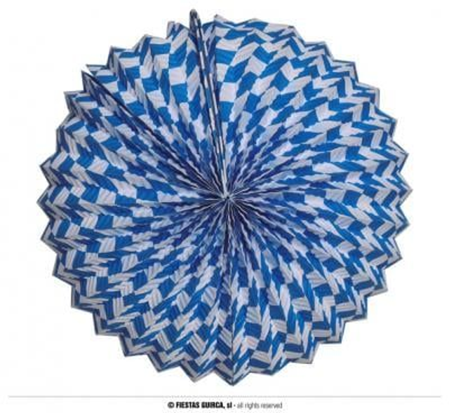 IRISH , FESTONE  Lanterna rotonda Oktoberfest 25 cm , PARTY BIRRA 