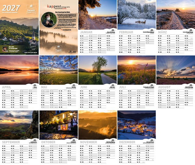 Wandkalender "SauerLandschaft" 2027