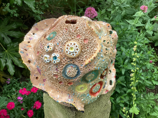 Rounded Coral Vase